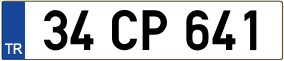 Truck License Plate